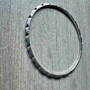 Sterling silver bangle bracelet